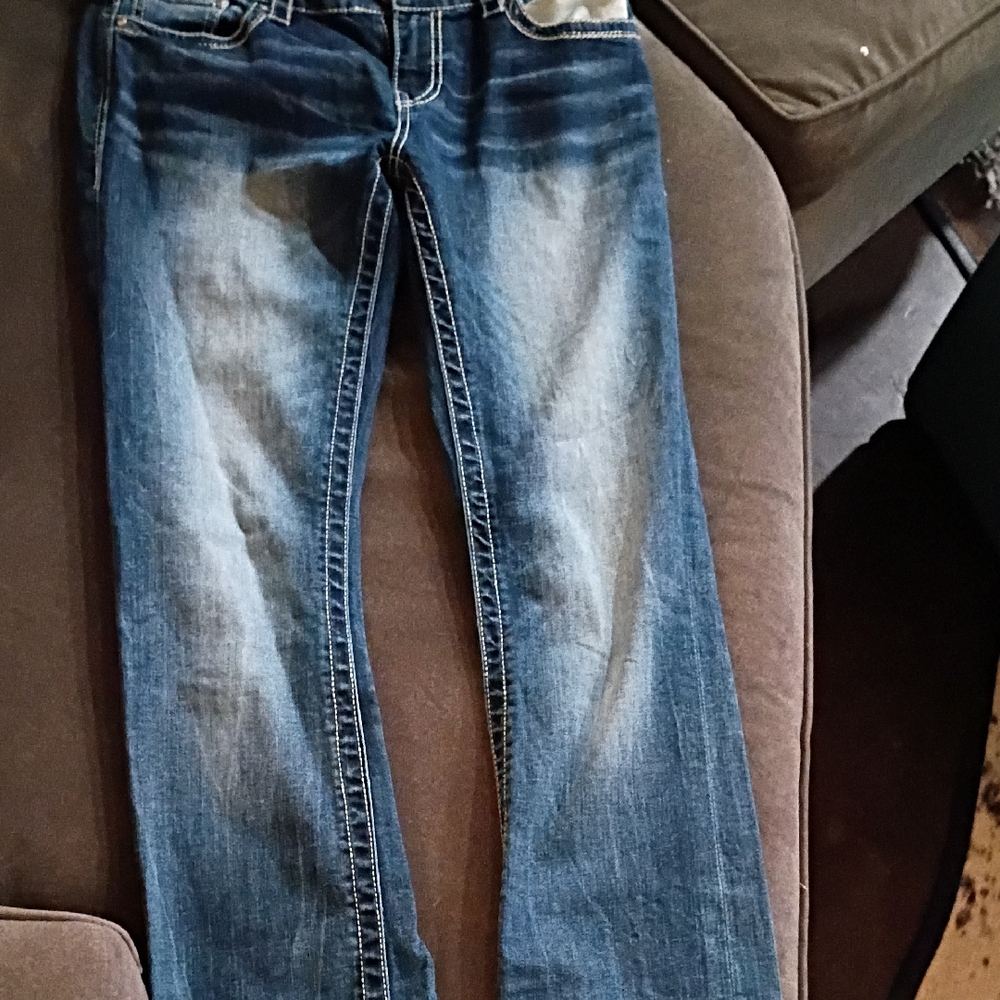 Daytrip Women's Straight Leg Jeans in Faded Blue